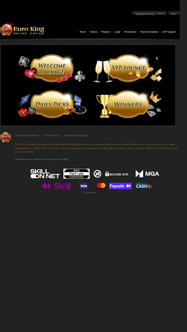 Euro King Casino Promotions Mobile
