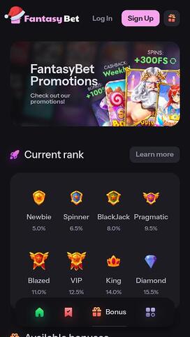 FantasyBet Casino Promotions Mobile