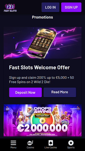 Fast Slots Casino Mobile Promotions