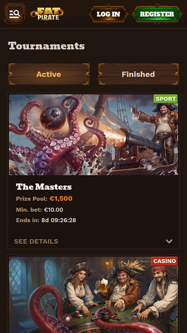 FatPirate Casino Mobile Tournaments