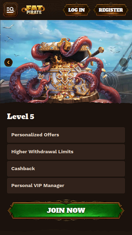 FatPirate Casino Mobile VIP Program