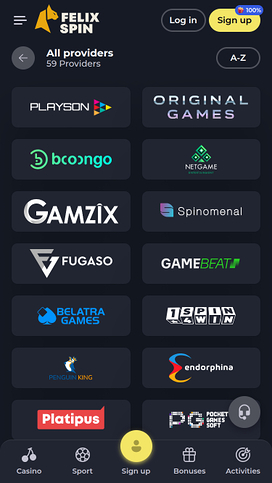 Felixspin Casino Mobile Game Developers