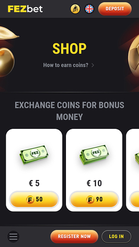 FEZbet Casino Mobile Shop