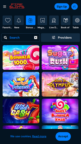 FireSlots Casino Mobile Bonus Buy