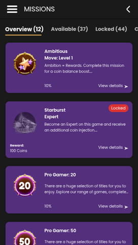 Fire Vegas Casino Mobile Missions