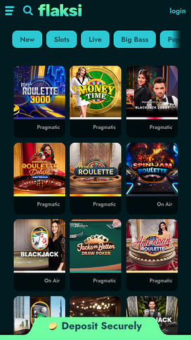 Flaksi Mobile Live Dealer