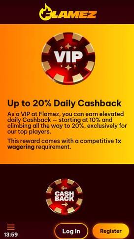 Flamez Casino VIP Mobile