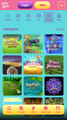 Fluffy Spins Casino Mobile Jackpot