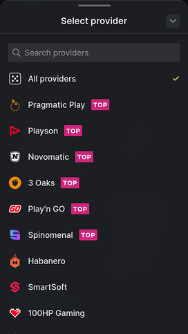 Fonbet Casino Mobile Game Developers