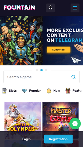 Fontan Casino Homepage