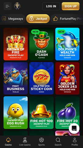 Fortune Play Casino Mobile Jackpot