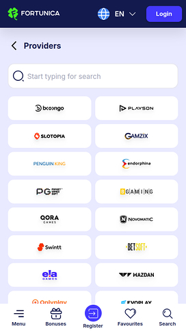 Fortunica Casino Mobile Game Developers