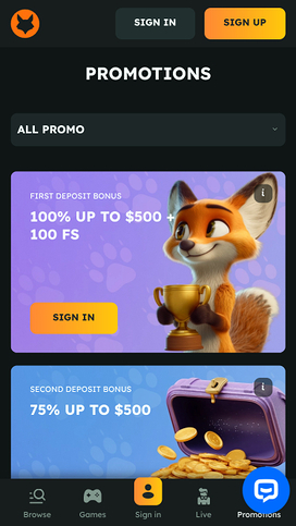 FoxSlots Casino Promotions
