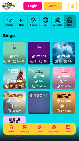 Free Spins Bingo Mobile Bingo