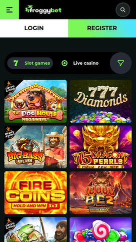 Froggybet Casino Mobile Games