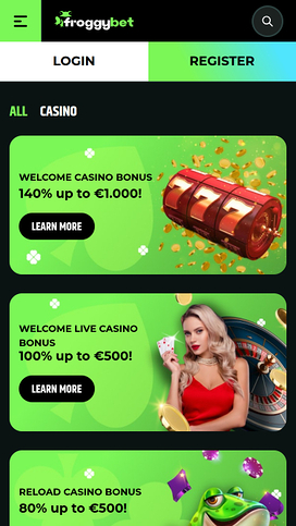Froggybet Casino Mobile Promotions
