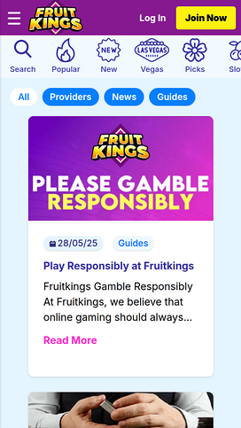FruitKings Casino Mobile Articles