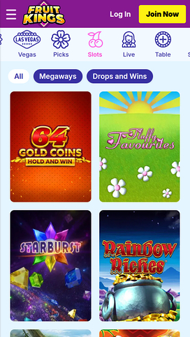 FruitKings Casino Mobile Games