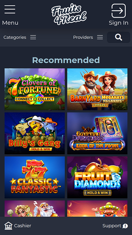 Fruits 4 Real Casino Mobile Games