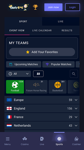 Fruity King Casino Mobile Sports