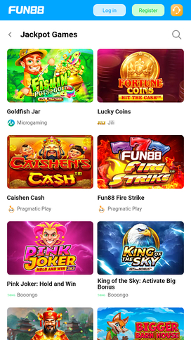 Fun88 Casino Mobile Jackpot