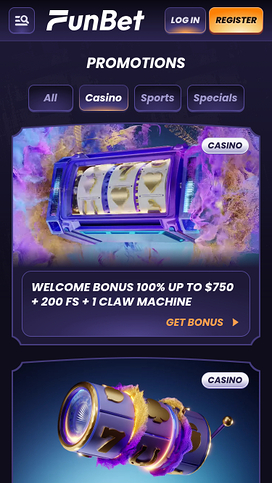 Funbet Casino Mobile Promotions