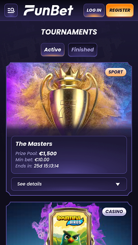 Funbet Casino Mobile Tournaments