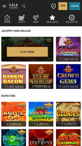Gala Casino Mobile Jackpot