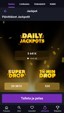Galaksino Casino Mobile Jackpot