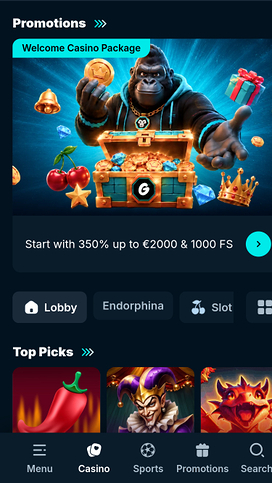 Gamble Gorilla Casino Mobile Games