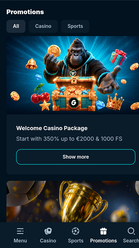 Gamble Gorilla Casino Mobile Promotions