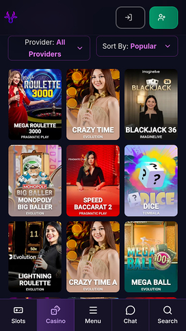 Gambulls Mobile Live Dealer