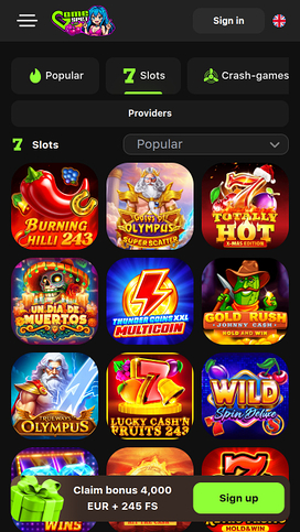 Juegos móviles de casino Game Spot