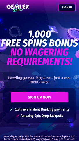 Gemler Mobile Homepage