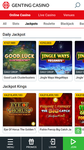 Genting Casino Mobile Jackpot