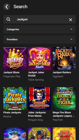 GG.bet Casino Mobile Jackpot
