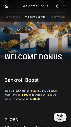 GGpoker Casino mobiel desktop