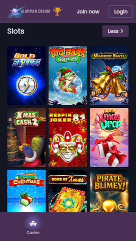 Glimmer Casino Mobile Games