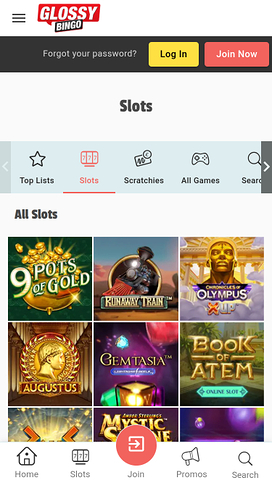 Glossy Bingo Mobile Games