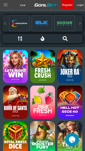 Goalbet Casino Mobile Games