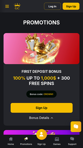 Golden Crown Casino Mobile Promotions