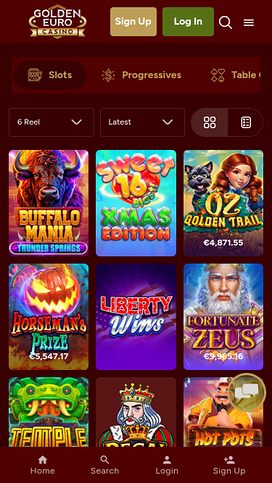 Golden Euro Casino Mobile Games