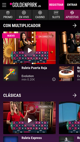 GoldenPark Mobile Live Dealer