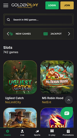 GoldenPlay Casino Games