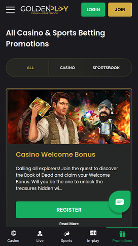 GoldenPlay Casino Promotions