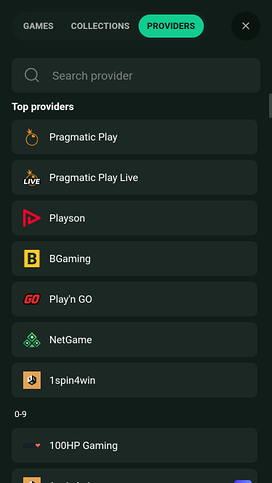 Goldex Casino Mobile Game Developers