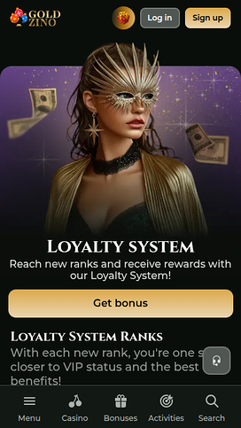 Goldzino Casino VIP Mobile
