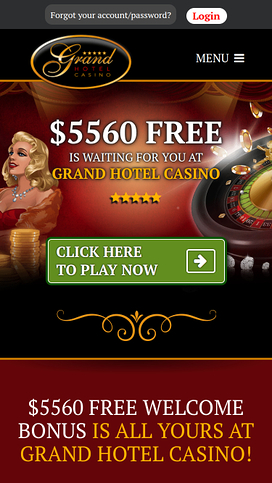 Grand Hotel Casino Mobile Homepage