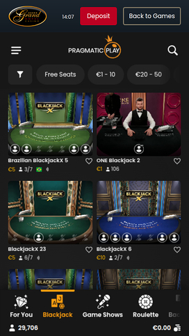 Grand Hotel Casino Mobile Live Dealer
