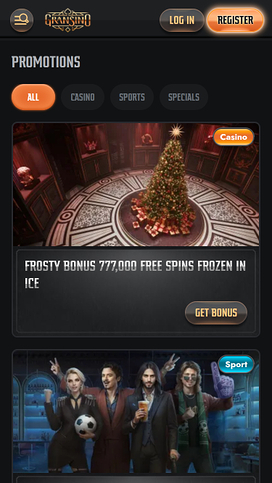 Gransino Casino Mobile Promotions